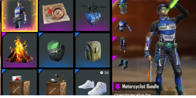 Types of Free Fire Rewards